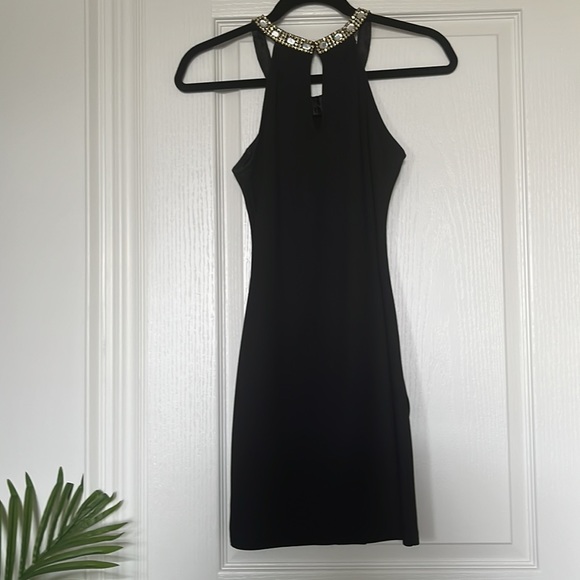 Black Halter Dress - Picture 6 of 6